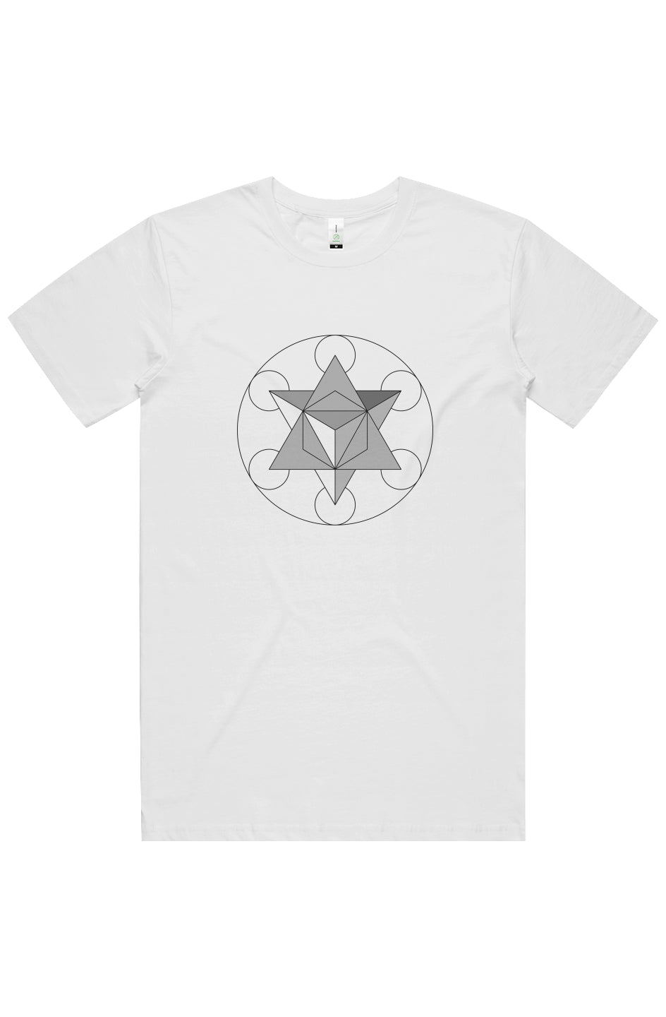 Primordial Force Merkaba Men's Regular Fit T-Shirt - 100% Organic Cotton - Wearable Alchemy