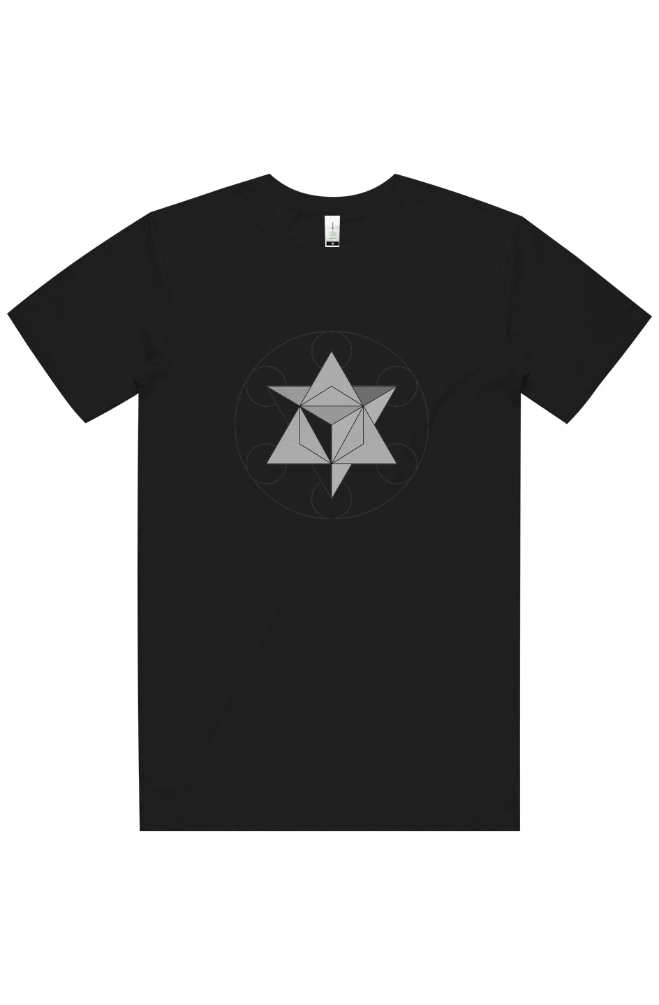 Primordial Force Merkaba Men's Regular Fit T-Shirt - 100% Organic Cotton - Wearable Alchemy