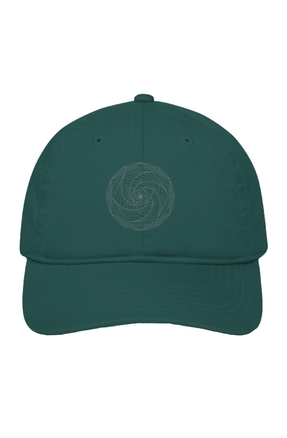 Spiral Merkaba Baseball Cap Lightweight 100% Certified Organic Cotton - Wearable Alchemy