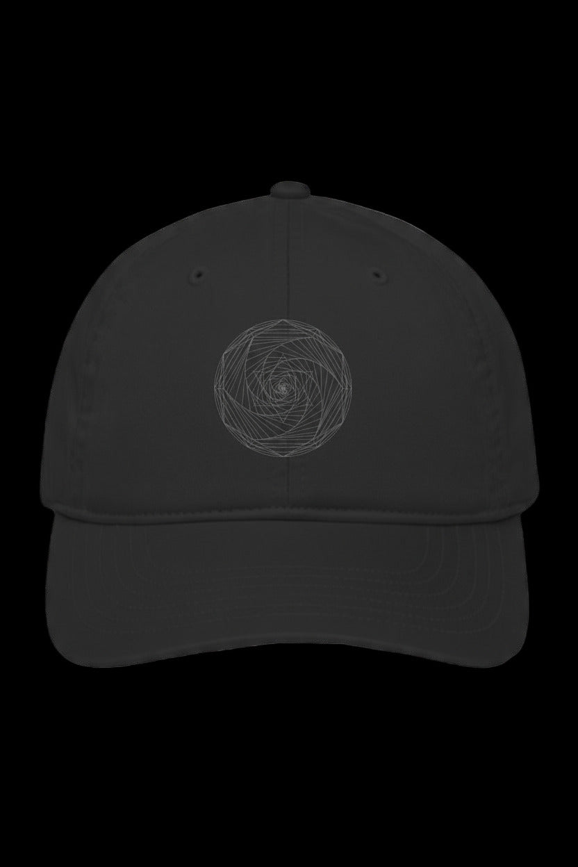 Spiral Merkaba Baseball Cap Lightweight 100% Certified Organic Cotton - Wearable Alchemy