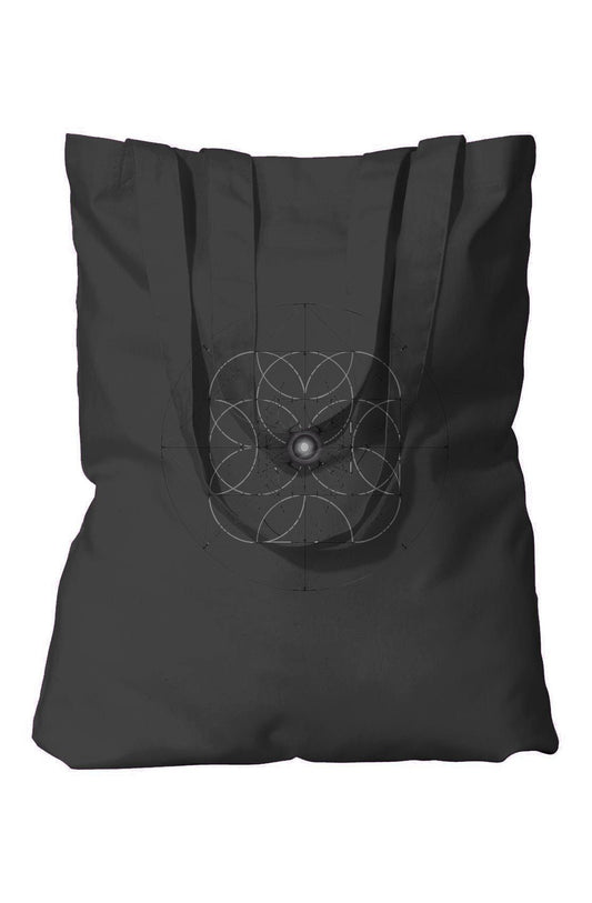 Tall Grocery Tote Web of Creation 100% Organic Cotton - Wearable Alchemy