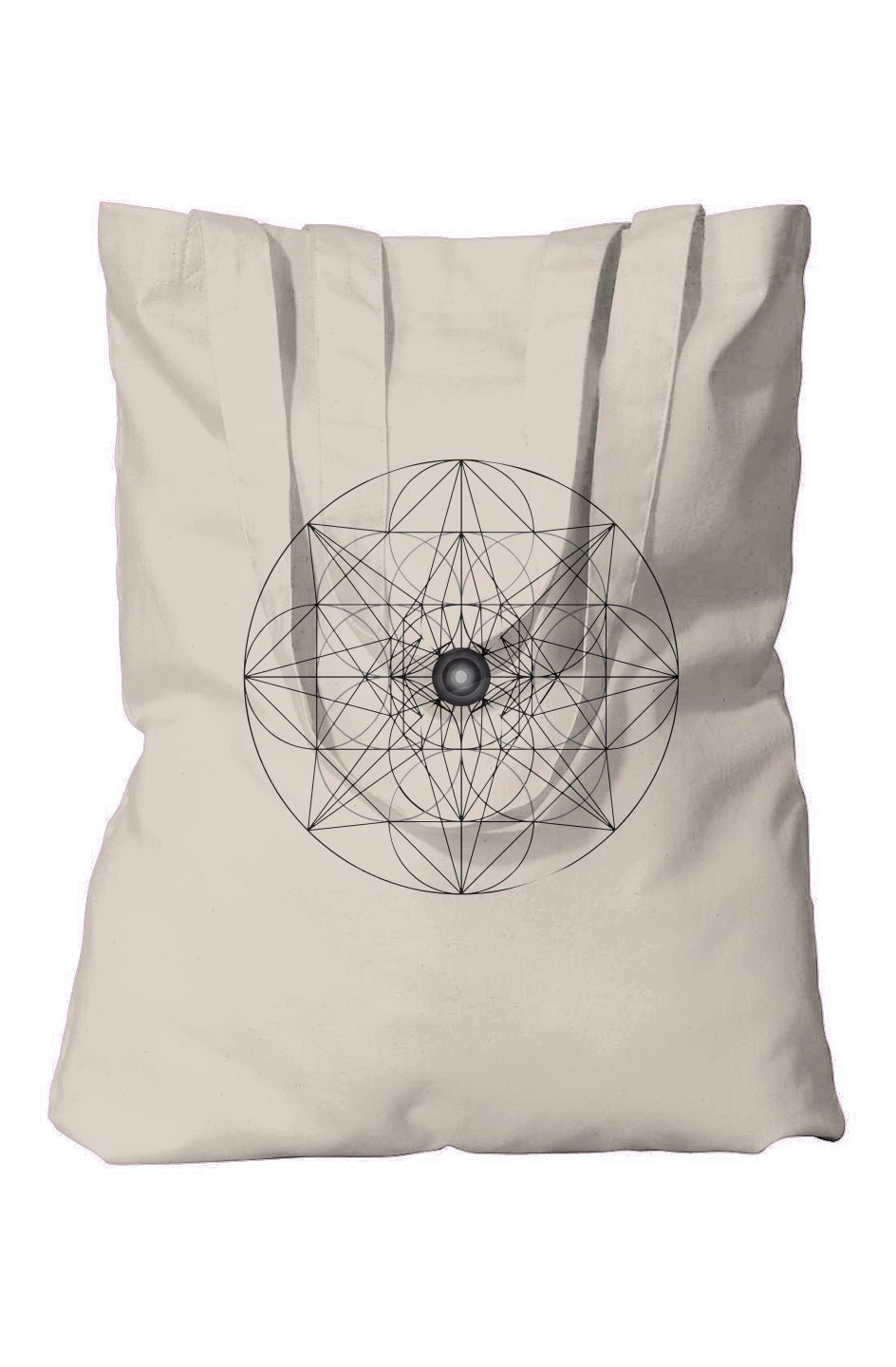 Tall Grocery Tote Web of Creation 100% Organic Cotton - Wearable Alchemy