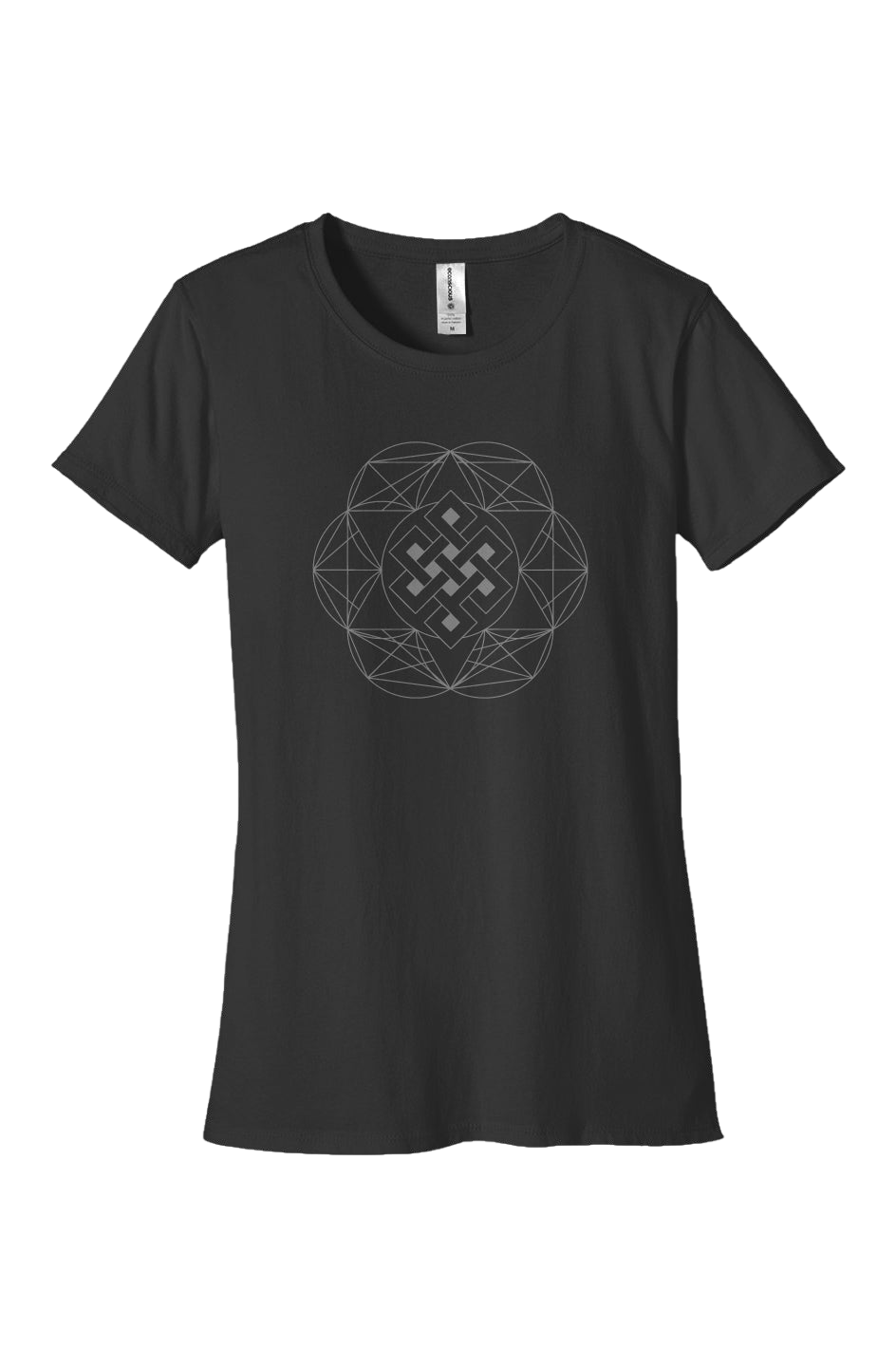 Women's Fitted T-Shirt Cosmic Gnosis 100% Organic Cotton - Wearable Alchemy