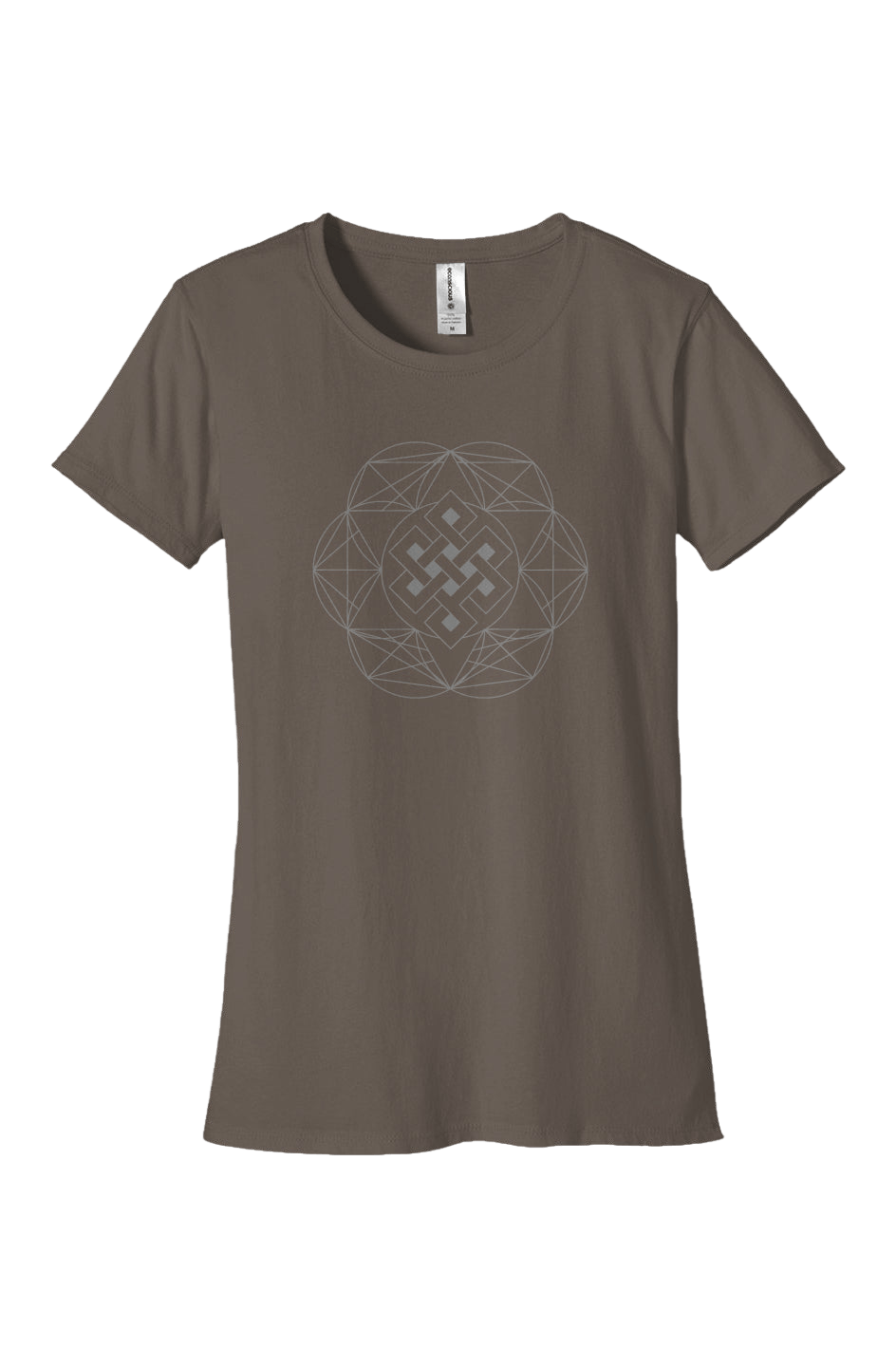 Women's Fitted T-Shirt Cosmic Gnosis 100% Organic Cotton - Wearable Alchemy