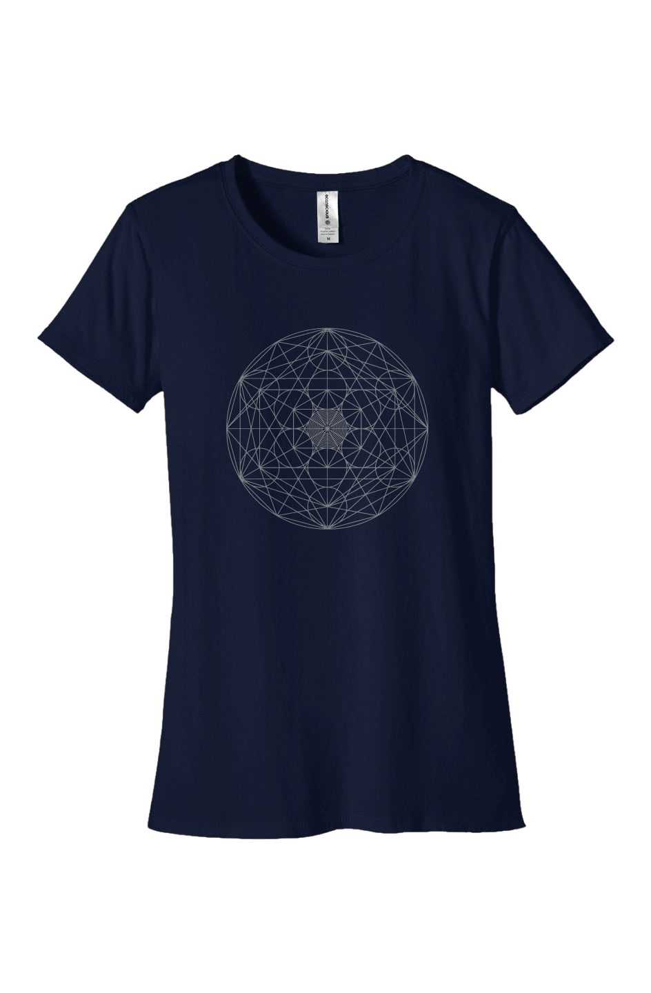 Women's Fitted T-Shirt Genetics of the Universe 100% Organic Cotton - Wearable Alchemy