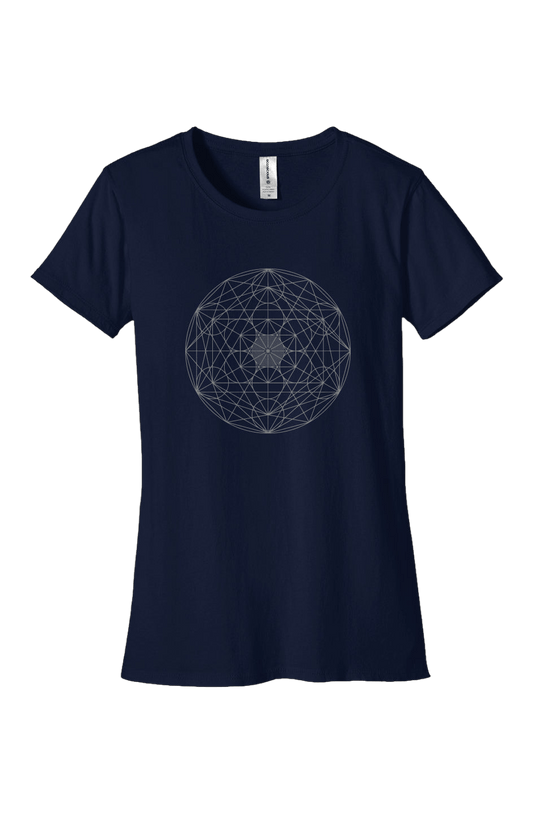 Women's Fitted T-Shirt Genetics of the Universe 100% Organic Cotton - Wearable Alchemy