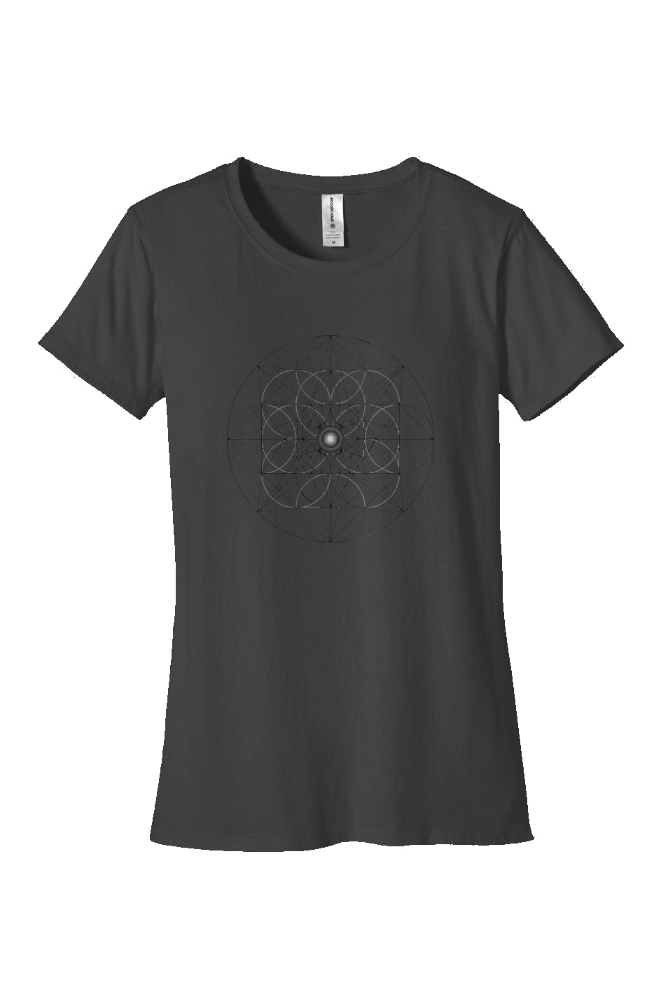 Women's Fitted T-Shirt Web of Creation 100% Organic Cotton T Shirt - Wearable Alchemy