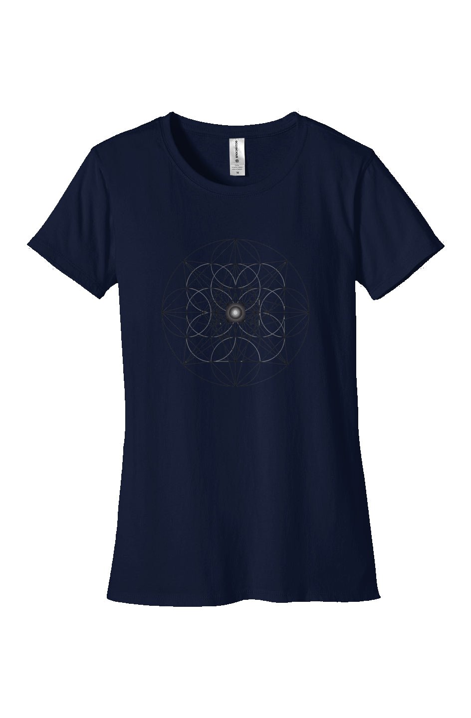 Women's Fitted T-Shirt Web of Creation 100% Organic Cotton T Shirt - Wearable Alchemy