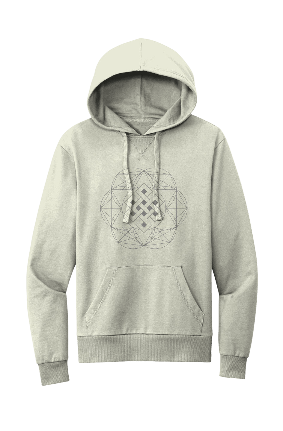 Women's French Terry Hoodie Cosmic Gnosis 100% Organic Cotton - Wearable Alchemy