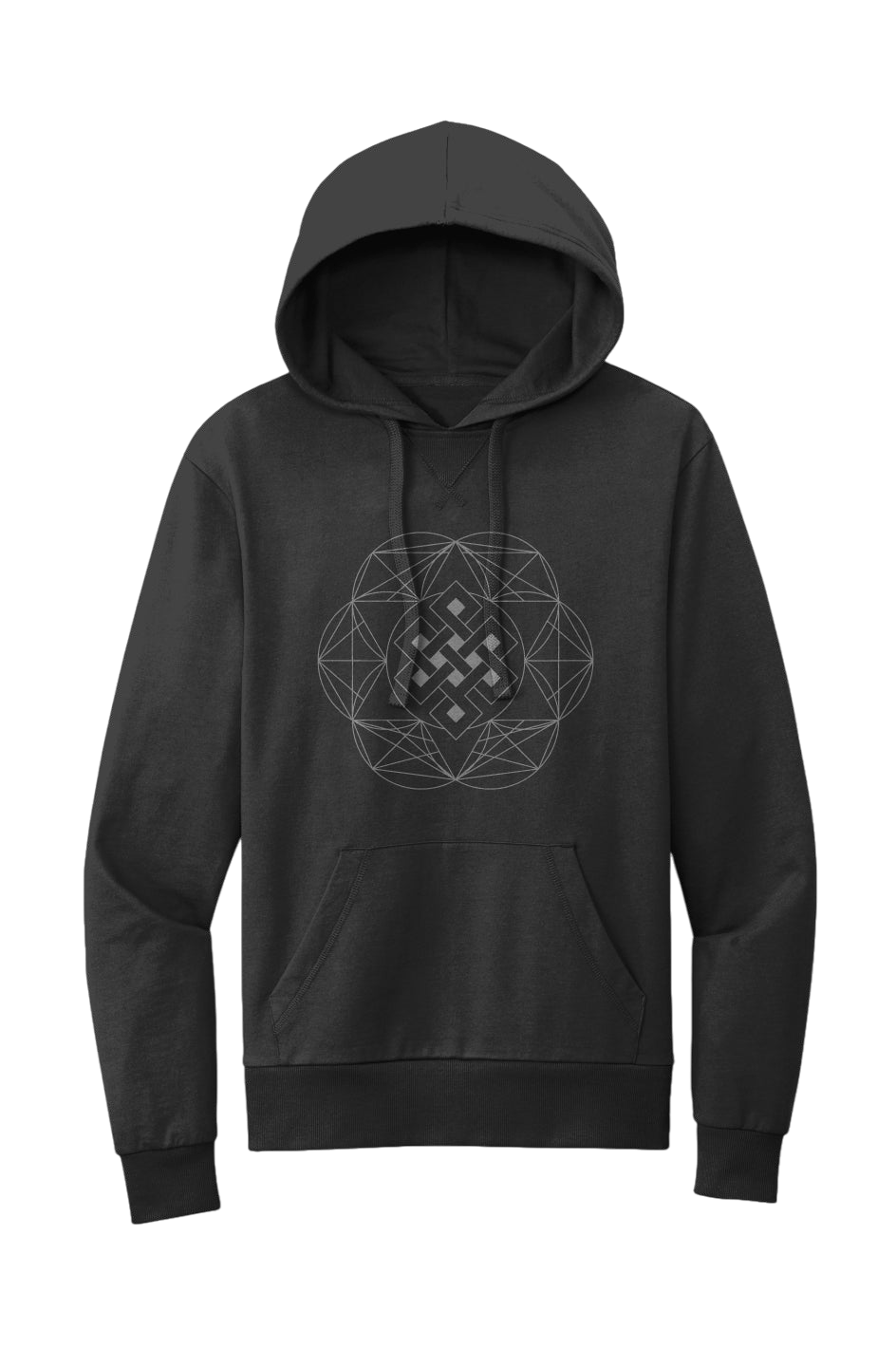 Women's French Terry Hoodie Cosmic Gnosis 100% Organic Cotton - Wearable Alchemy