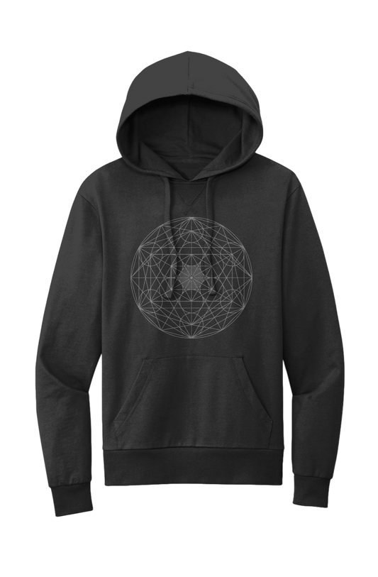 Women's French Terry Hoodie Genetics of the Universe 100% Organic Cotton - Wearable Alchemy