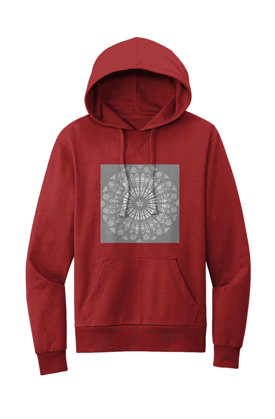 Women's French Terry Hoodie Strasbourg Rose 100% Organic Cotton - Wearable Alchemy