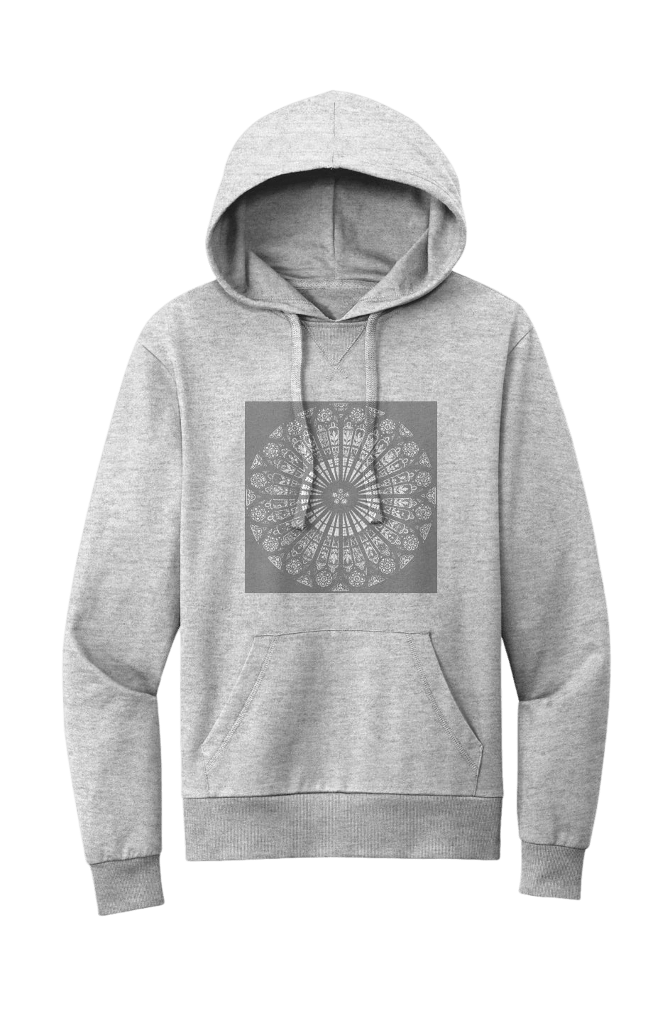 Women's French Terry Hoodie Strasbourg Rose 100% Organic Cotton - Wearable Alchemy