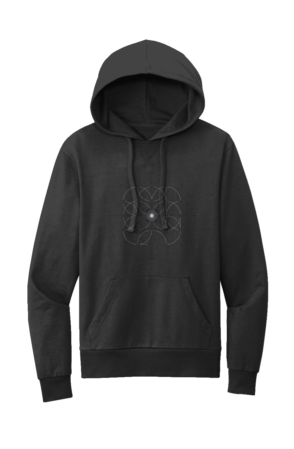 Women's French Terry Hoodie Web of Creation 100% Organic Cotton - Wearable Alchemy