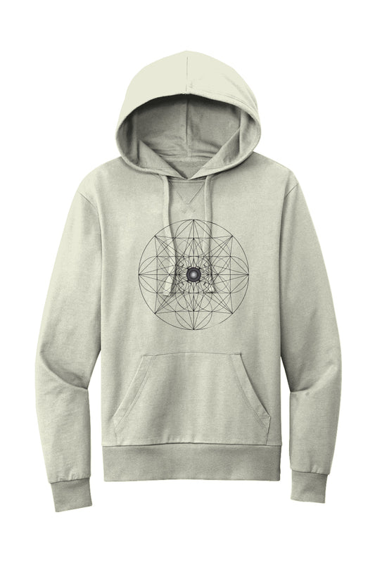 Women's French Terry Hoodie Web of Creation 100% Organic Cotton - Wearable Alchemy