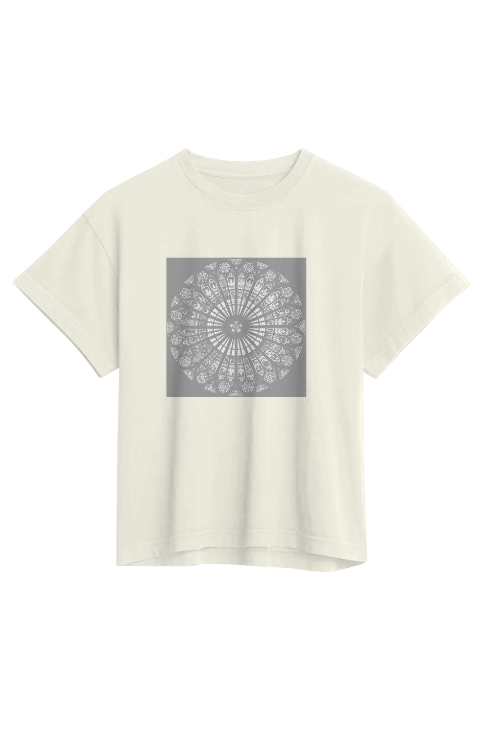 Women's Relaxed Fit T-Shirt Strasbourg Rose 100% Organic Cotton - Wearable Alchemy