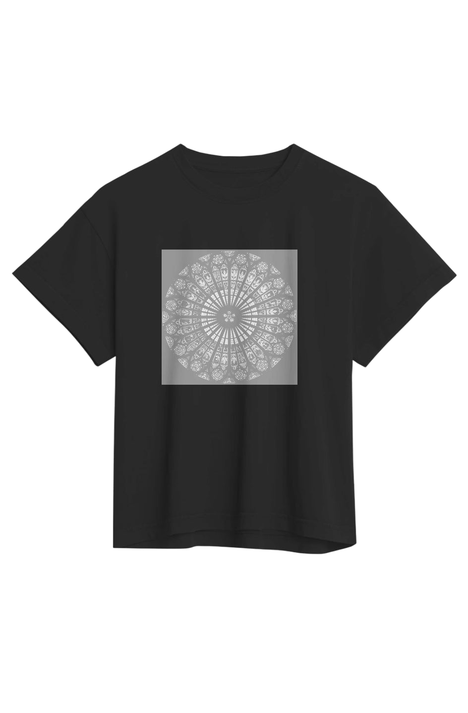 Women's Relaxed Fit T-Shirt Strasbourg Rose 100% Organic Cotton - Wearable Alchemy