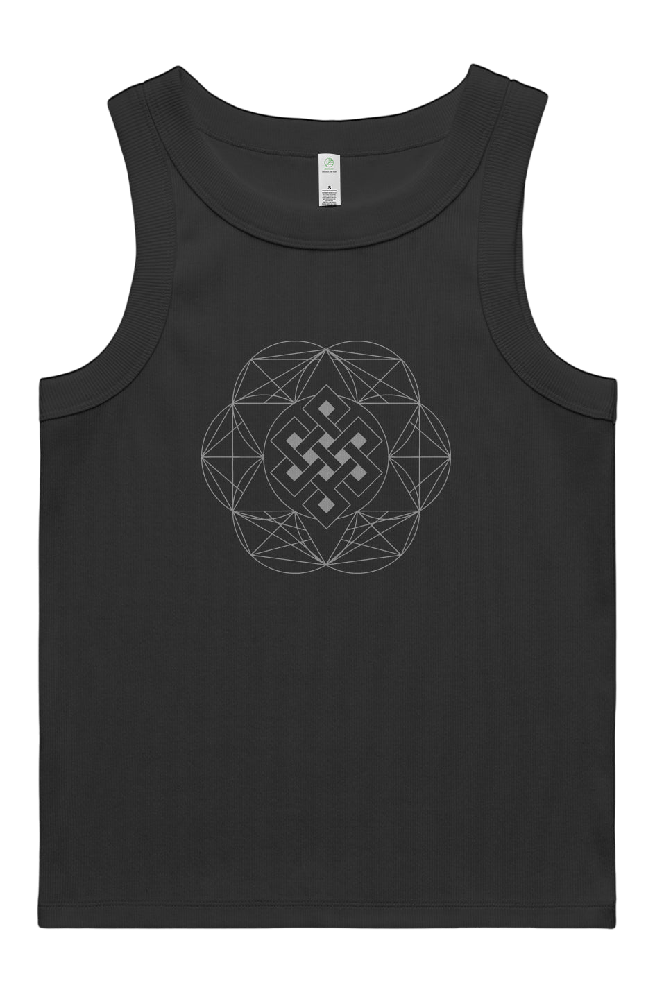 Women's Rib Tank Cosmic Gnosis 95% Organic Cotton - Wearable Alchemy