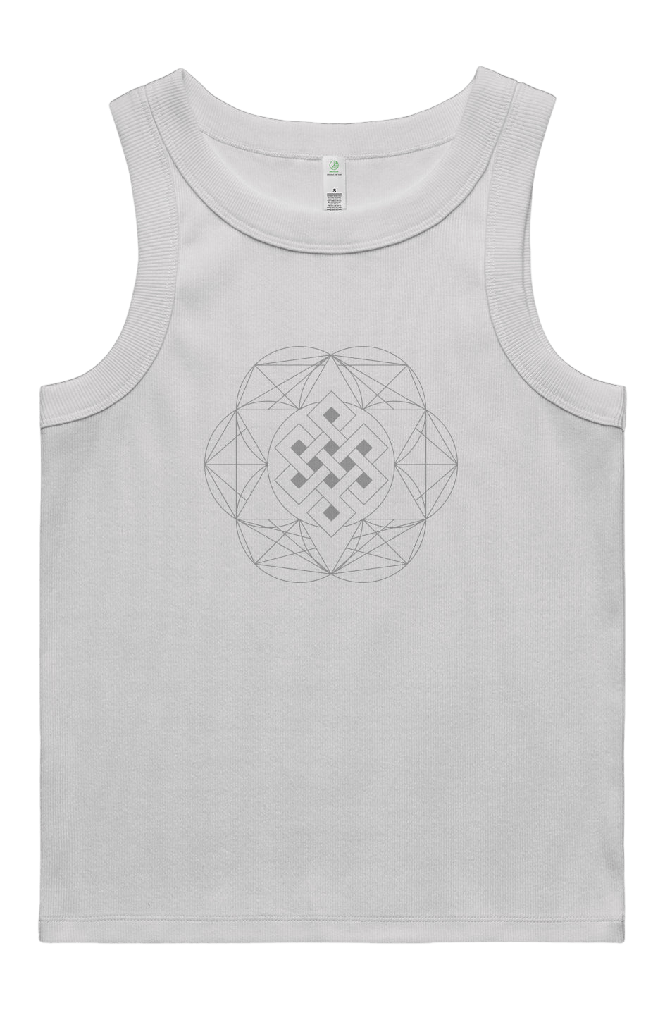 Women's Rib Tank Cosmic Gnosis 95% Organic Cotton - Wearable Alchemy