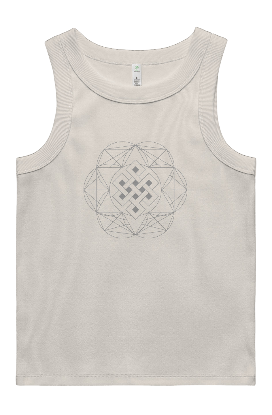 Women's Rib Tank Cosmic Gnosis 95% Organic Cotton - Wearable Alchemy