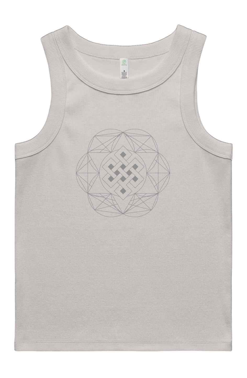 Women's Rib Tank Cosmic Gnosis 95% Organic Cotton - Wearable Alchemy