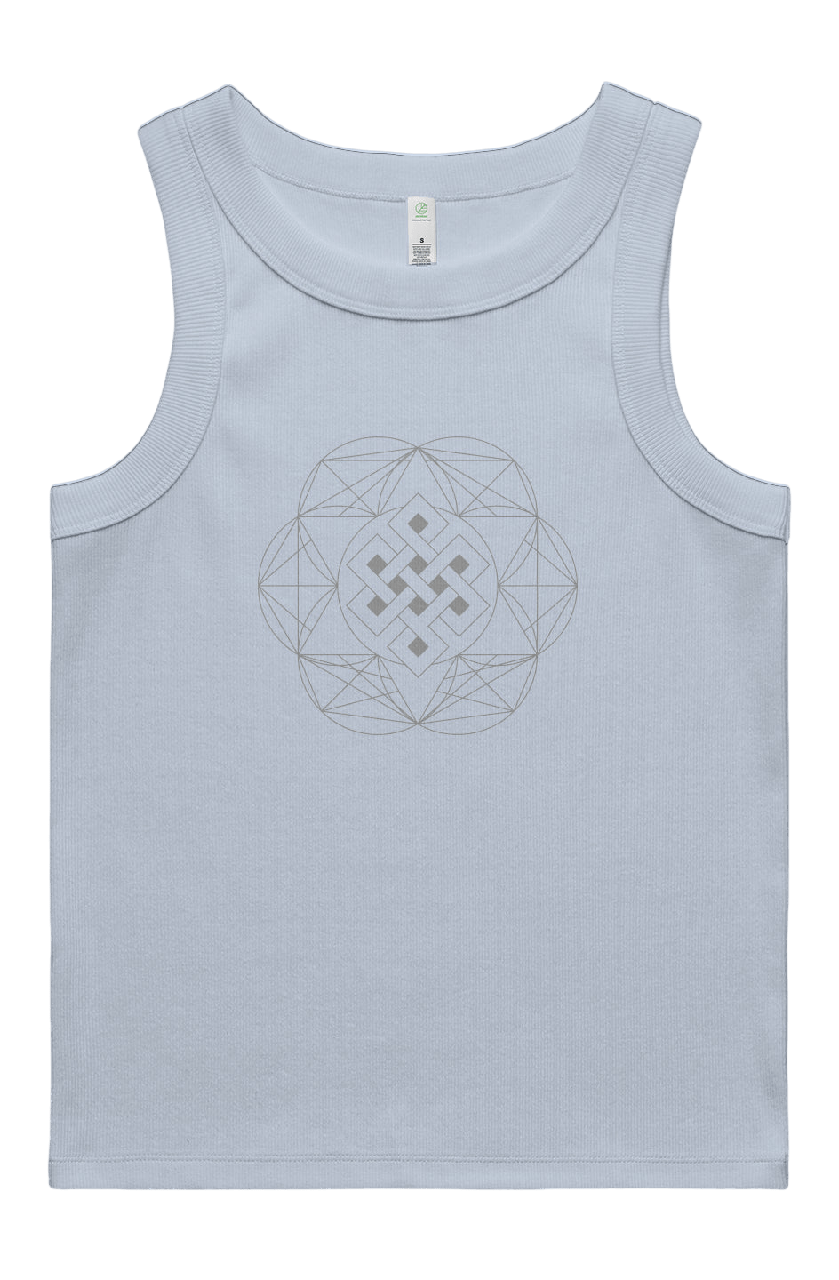 Women's Rib Tank Cosmic Gnosis 95% Organic Cotton - Wearable Alchemy