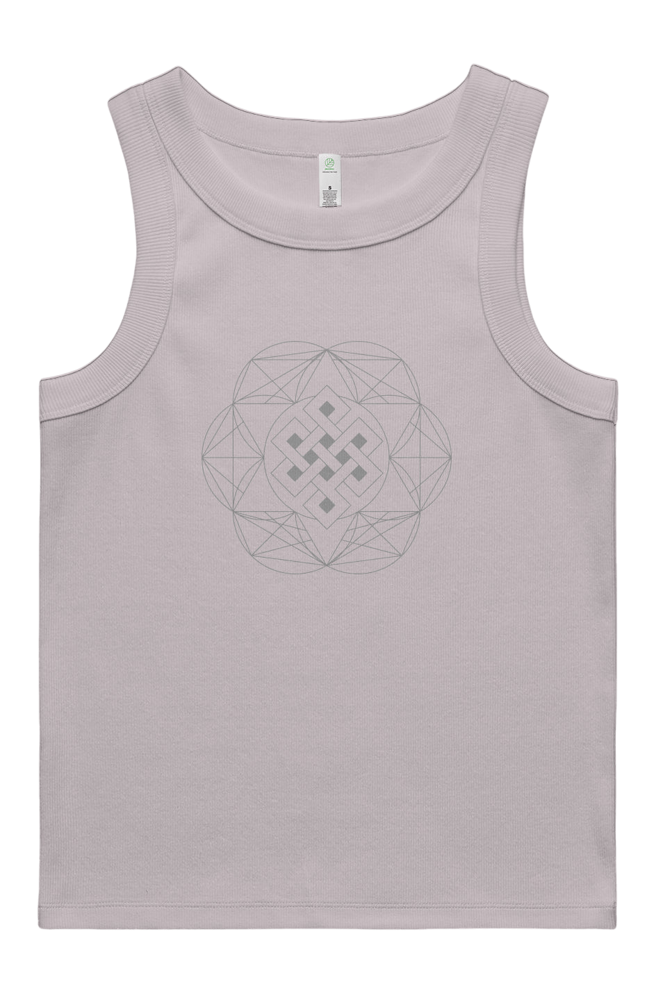 Women's Rib Tank Cosmic Gnosis 95% Organic Cotton - Wearable Alchemy