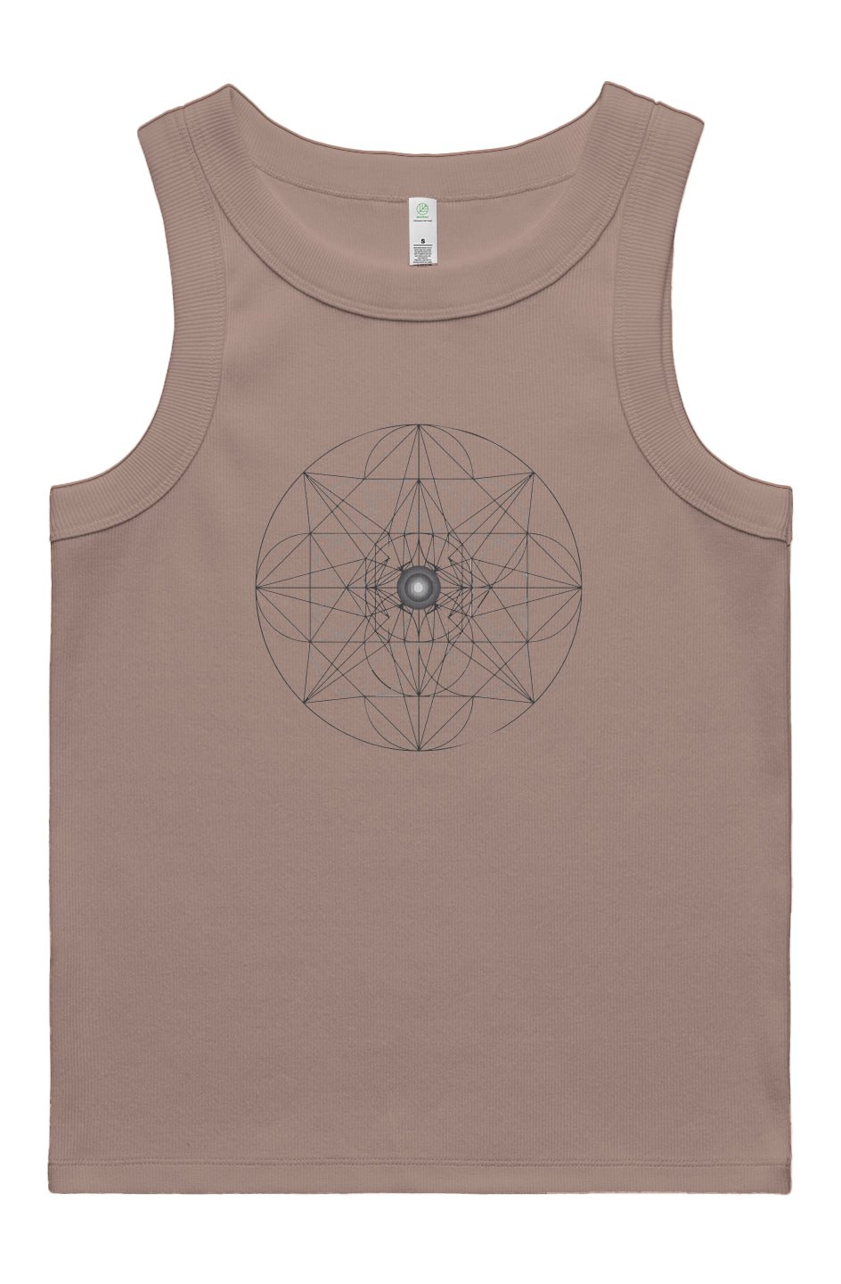 Women's Rib Tank Web of Creation 95% Organic Cotton - Wearable Alchemy